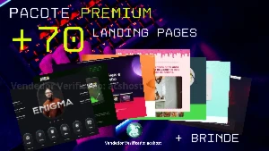 🚀 Pack com 70 Landing Pages Premium