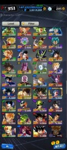 Conta Dragon Ball legends