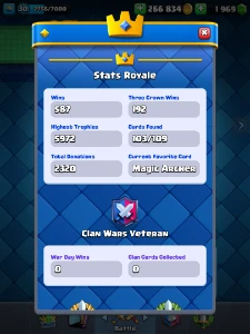 Conta Clash Royale Lvl11 250 Mil De Ouro E 2 Mil Gemas!!!