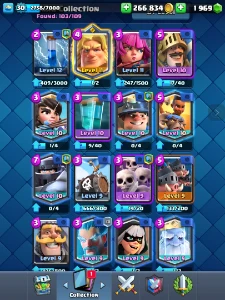 Conta Clash Royale Lvl11 250 Mil De Ouro E 2 Mil Gemas!!!