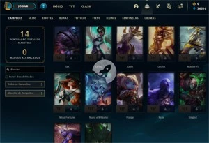 Conta Platina 4 - Smurf LOL (league of legends) ELOMOON