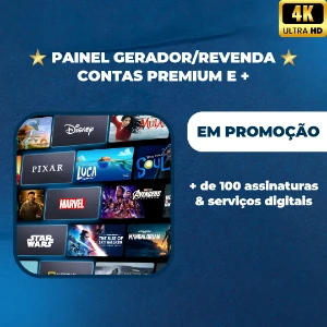 Painel Gerador/Revenda Contas Star+, Netflix, Hbo Max E Mais - Assinaturas e Premium