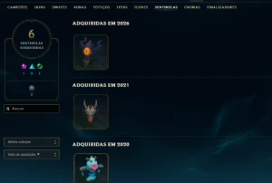 Prata, 8 Skins, com Míticas e Lendárias, Mmr Top, Lol Lvl 36 - League of Legends