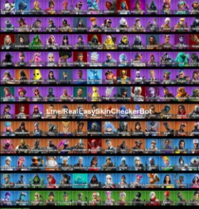 Conta fortnite 170 skins