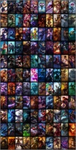Conta de LOL - Borda platina - 110 skins - 104 campeões - League of Legends