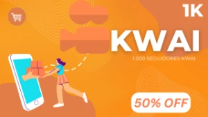 [Maior Qualidade] 1.000 Seguidores Kwai
