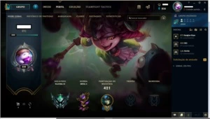 Conta LoL nível 320 platina na solo/duo - League of Legends