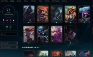 Conta LoL nível 320 platina na solo/duo - League of Legends