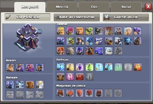 Conta clash of clans [CV nível 15] +1900 Gemas