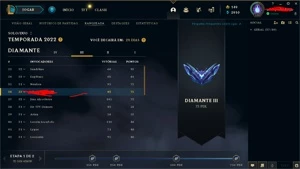 conta lol diamante 3 - League of Legends