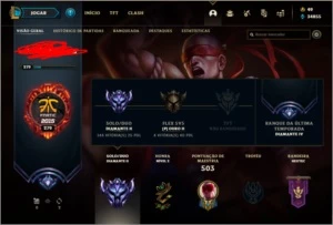 Conta lol 360 Skins Diamante 2, Todos campeoes - League of Legends