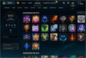 CONTA DE  LOL PLAT 1 - 395 SKINS - League of Legends