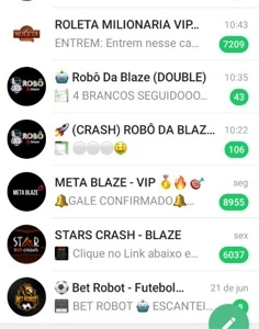 Pack 50 Bot/Robôs Blaze Crash e Double - Outros