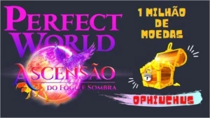 1KK ( 1 MILHÃO ) DE MOEDAS NO SERVIDOR OPHIUCHUS - Perfect World PW