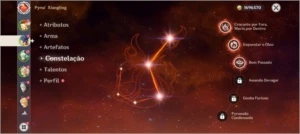 Conta com Klee e Xiangling (c3) AR 30 - Genshin Impact