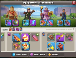 Cv 15 bem upado com + de 2 mil gemas - Clash of Clans