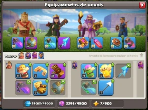 Cv 15 bem upado com + de 2 mil gemas - Clash of Clans