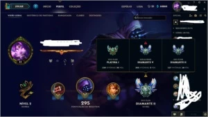 Conta borda diamante - League of Legends LOL