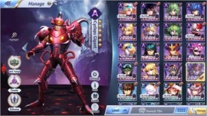 Saint Seiya - SEA - conta top - Pegasus 01 - lv 70 - Saint Seiya Awakening SSA