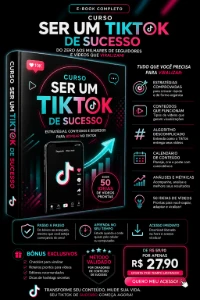 Curso ebook ser um tiktok de sucesso! - eBooks