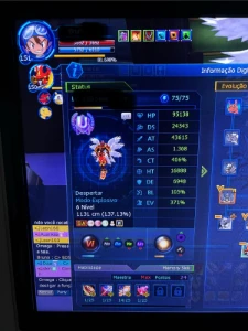 Conta Ladmo Alpha Com 3 Rank U - Digimon Masters Online