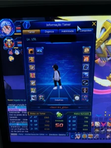 Conta Ladmo Alpha Com 3 Rank U - Digimon Masters Online
