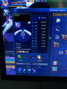Conta Ladmo Alpha Com 3 Rank U - Digimon Masters Online
