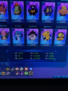 Conta Ladmo Alpha Com 3 Rank U - Digimon Masters Online