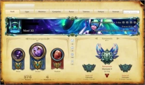 Conta Diamond V - League of Legends LOL