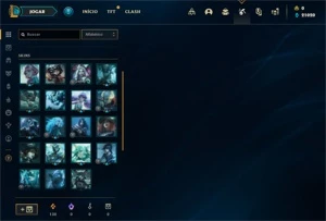 Smurf Prata 1, 20 frag de skin. - League of Legends LOL