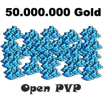 50.000.000 Gold  - Tibia  - Open PvP