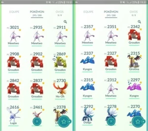 Conta de Pokémon GO