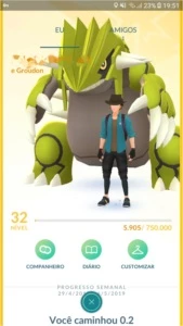 Conta de Pokémon GO