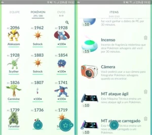 Conta de Pokémon GO