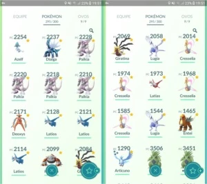 Conta de Pokémon GO