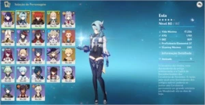 Baal + Eula + Jean + Diluc + Arco 5 - Genshin Impact