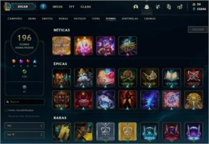CONTA 700+ SKINS FULL CHAMP - League of Legends LOL