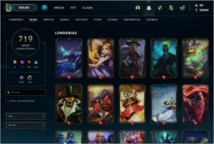 CONTA 700+ SKINS FULL CHAMP - League of Legends LOL