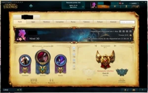 Conta League of Legends Gold 3 Barato LOL