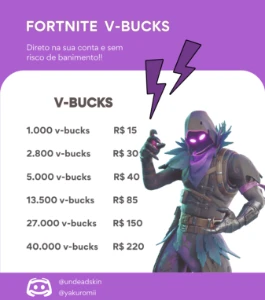 Venda Vbucks - Direto Na Conta - Fortnite