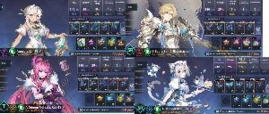 V>Conta Grand Chase Mobile Level 138 + Uno + Skins de verão - Outros