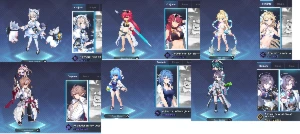 V>Conta Grand Chase Mobile Level 138 + Uno + Skins de verão - Outros
