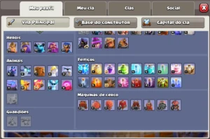 Clash Of Clans Cv 17 Com 6 Construtores Da Pra Mudar De Nome