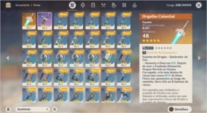 Conta Genshin Impact Ar7 Mona + Razor e Espadão 5*