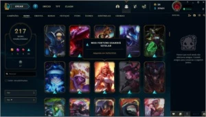 CONTA LOL + 134 CHAMPS + 214 SKINS + SKIN LUCIAN VITORIOSO - League of Legends