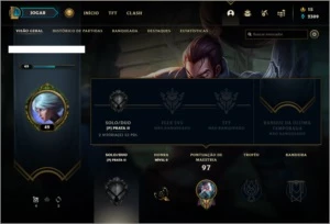 Conta prata 2 com 36 champs e 9 skins - League of Legends LOL