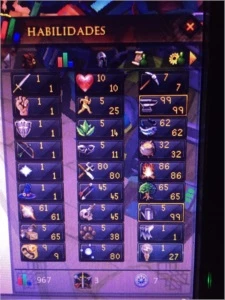 Conta Skiller Runescape 3 RS