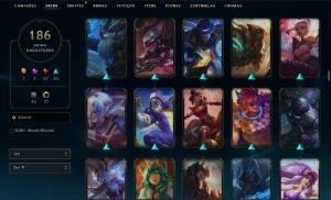 Conta League of legends ex mestre varias skin e foco no tft LOL