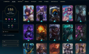 Conta League of legends ex mestre varias skin e foco no tft LOL