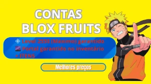 Contas Blox Fruits - Portal garantido + itens level maximo - Roblox